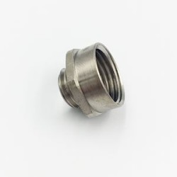 Adaptateur Mâle ISO 20 / Femelle Pg 16 - laiton nickelé - IP66