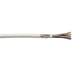 Câble multiconducteurs LIYCY DIN47100 4X1 blindé Couronne de 100m