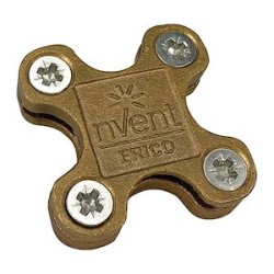 Attache carrée, ruban plat