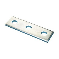 Support plat à trois trous, Acier, HD, 136 mm