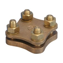 Étrier de tirage de câble d'essai 4 voies, 25 x 3 mm, 25 x 6 mm, 26 x 2 mm