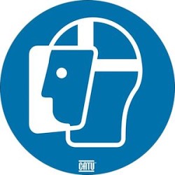 etiq. protection obligatoire des yeux