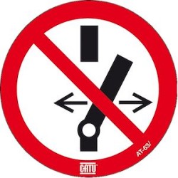 etiquette 'ne pas commuter' 100mm