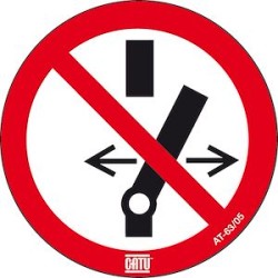 etiquette 'ne pas commuter' 50mm