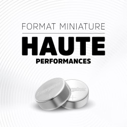 Pile miniature alcaline LR54/189 x 2 pour appareils électroniques