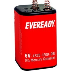 Pile Eveready PJ996 4R25 VP pour vos appareils speciaux peu energivores