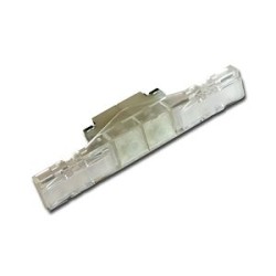 Module porte-étiquette double + contact pour platine 2 et 4 rangées série GTV