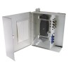 Coffret optique mural modulaire inter. 6 à 32 fibres (64 avec raccords LC quad)