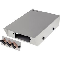 Boîtier optique mural modulaire 6 à 12 fibres pour raccords SC/ST/LC/FC