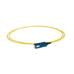 Pigtail semi-serré easy-strip SC/UPC monomode OS2 9/125 µm 1 mètre, jaune