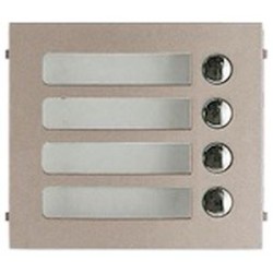 Façade en zamak 4 boutons d'appel pour gtsw