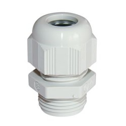 Presse étoupe Sib-Tec M25/21 ral 7035 + contre-écrou