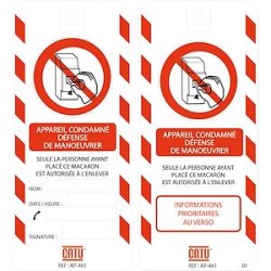 affichettes condamnation bt