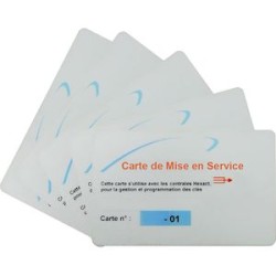 Pack 5 cartes de mise en service HEXASOFT/HEXACT WEB contrôle d'accès HEXACT