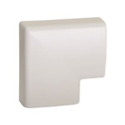 Angle plat pour Optima TM 52x20 blanc