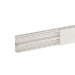 Moulure Optima TM 34x16 2 compartiments blanche