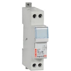 Coupe-circuit sectionneur - 1P+N - cartouche cylind ind 10x38 - 500 V~