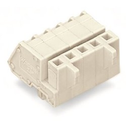 Connecteur femelle coudé avec cliquet de verrouillage, 8 pôles