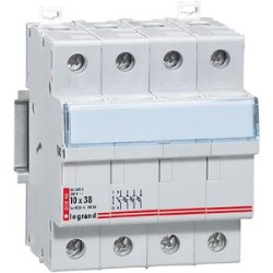 Coupe-circuit sectionneur - 3P+N - cartouche cylind ind 10x38 - 500 V~