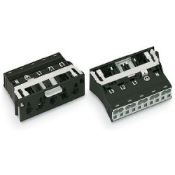 Connecteur encastrable mâle 5 pôles avec contact direct de mise à la terre / Noi