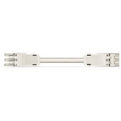 Cordon Mâle/Femelle 3G 2,5 HO5VVF Blanc 5 m