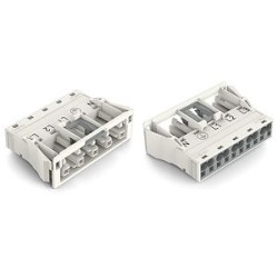 Connecteur encastrable femelle 5 pôles / Blanc