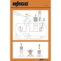 Autocollant illustration manipulation série 280