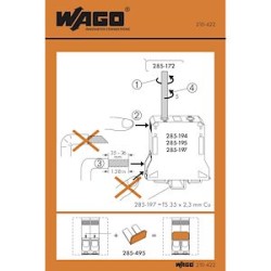 Autocollant illustration manipulation série 285