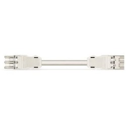 Cordon Mâle/Femelle 3G 1,5 HO5VVF Blanc 8 m