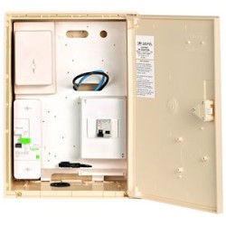 Coffret S20 Mono + DB 30/60A ND + Inter Diff 2x63A-30 mA + bornier