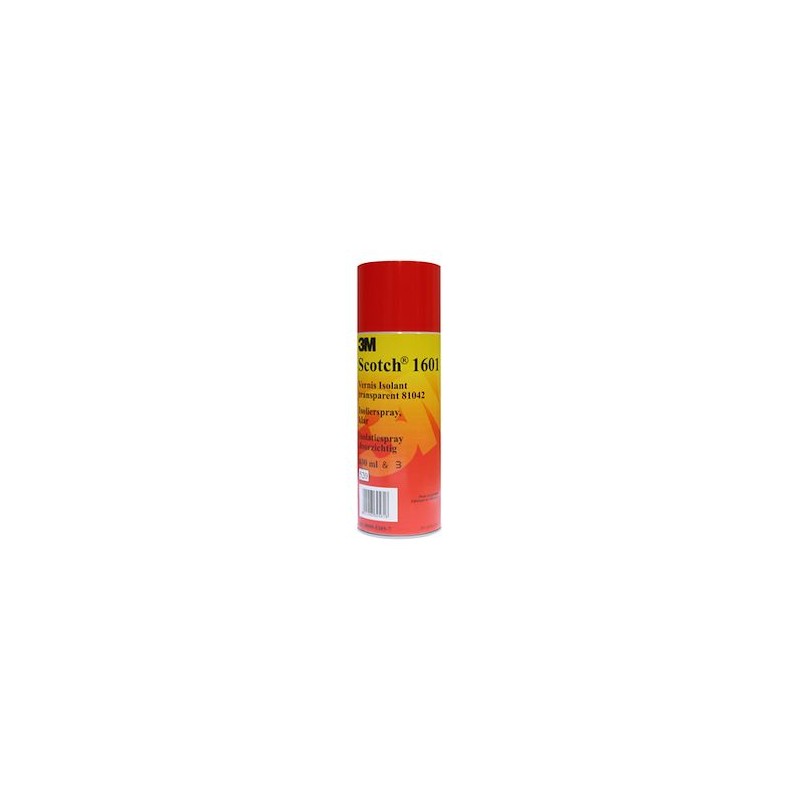 Scotch 1601 Aérosol VERNIS ISOLANT Transparent 400ml