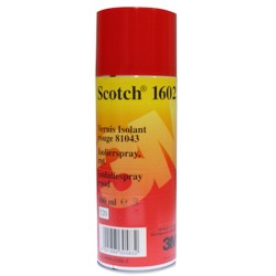 Scotch 1602 Aérosol VERNIS ISOLANT Rouge 400ml