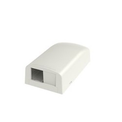 Boitier Saillie - Gamme MiniCom - 2 ports - Blanc artic