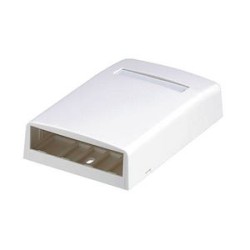 Boitier Saillie - Gamme MiniCom - 4 ports - Blanc artic