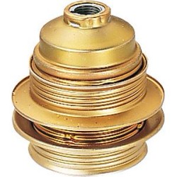 Douille acier laitonné E27 DB M10