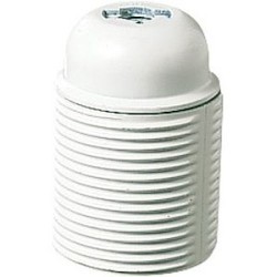 Douille E27 filetée blanc M10