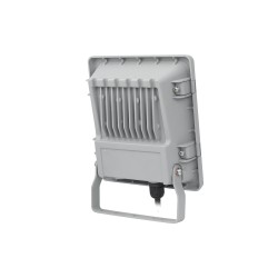 TWISTER 3 SENSOR, Proj. Ext. IP65 IK08, gris, LED 90DEG 45W 3000K 4950lm, a/sens