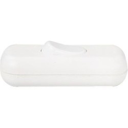 Interrupteur 2A bipolaire bifilaire blanc