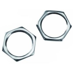 Ecrou Laiton nickelé M16