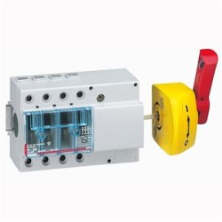 Interrupteur-sectionneur Vistop 63A - 4P avec commande latérale et poignée rouge