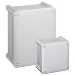 Boîtier industriel plastique IP66 IK08 - 270x170x86mm avec couvercle opaque