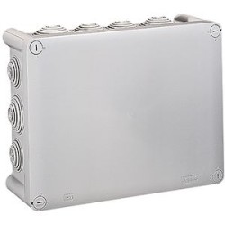 Boîte de dérivation rectangulaire Plexo dimensions 220x170x86mm - gris RAL7035