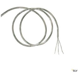 Câble, intérieur, 10 m, argent
