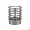 Grille en forme d'anneaux, extérieur, inox