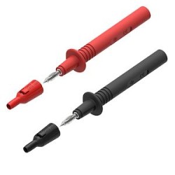 Jeu de pointes de touche (4 mm, N+R) - 1000V - CAT II