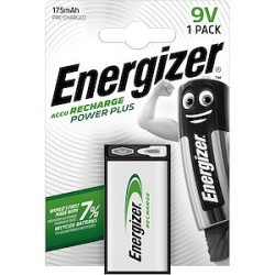 Pile rechargeable 9V x 1 rechargeable des centaines de fois