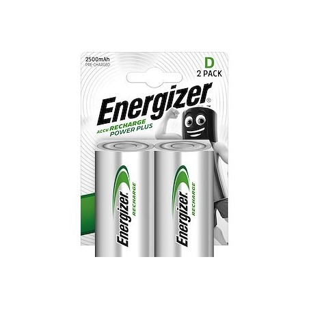 Pile rechargeable D 2500 mAh x 2 rechargeable des centaines de fois