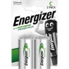 Pile rechargeable C 2500 mAh x 2 rechargeable des centaines de fois