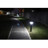 Borne solaire - B021 - Noire 80cm 500lm 3,5W 3000K - Lithium 4,5Ah/6,4V