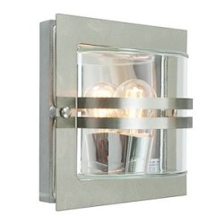 BERN inox 46W halogène max./E27 IP54 classe I verrerie claire